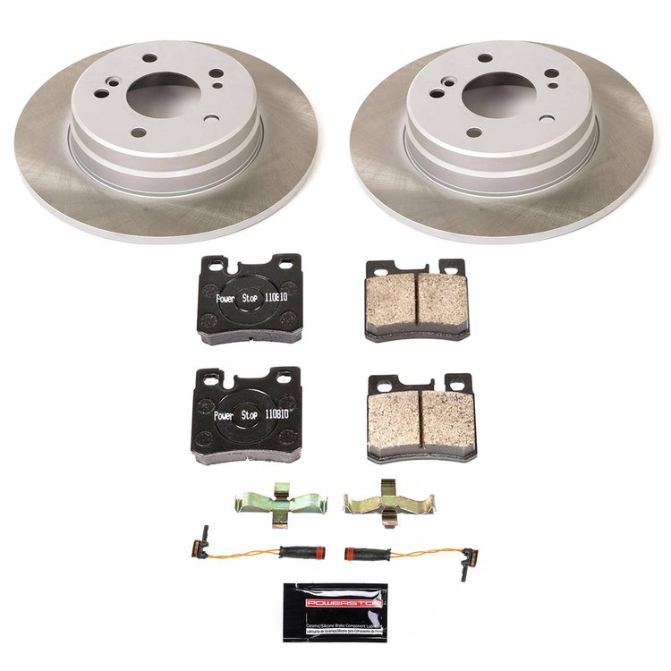 SC4949 Semi-Coated Rotor & Low-Dust Ceramic Brake Pad Kit
