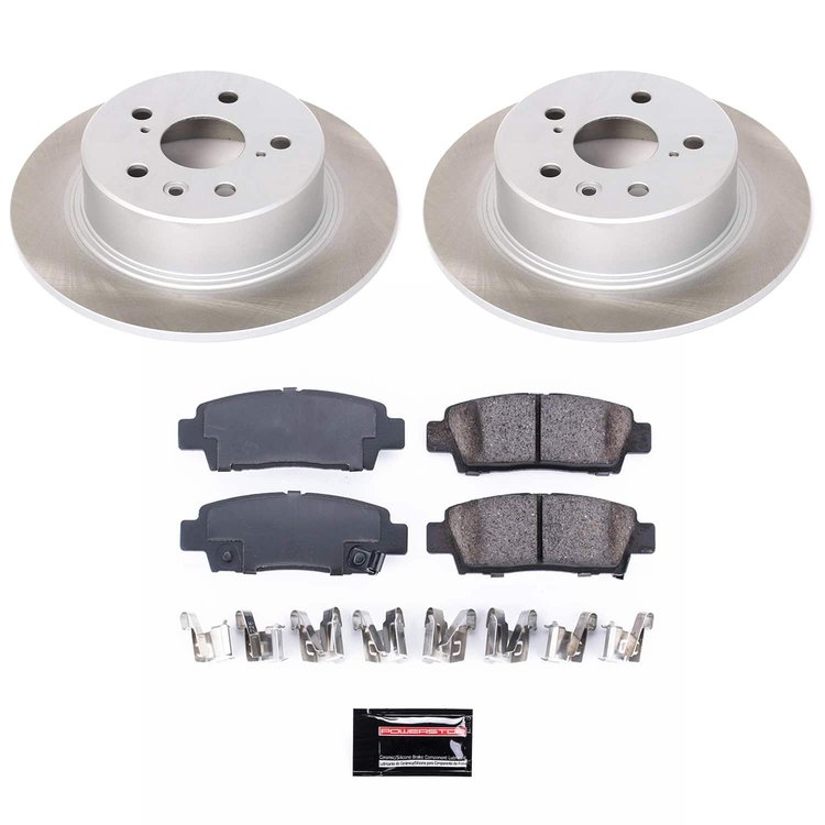 SC5103 Semi-Coated Rotor & Low-Dust Ceramic Brake Pad Kit