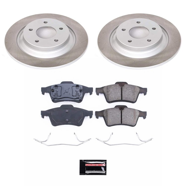 SC5310 Semi-Coated Rotor & Low-Dust Ceramic Brake Pad Kit