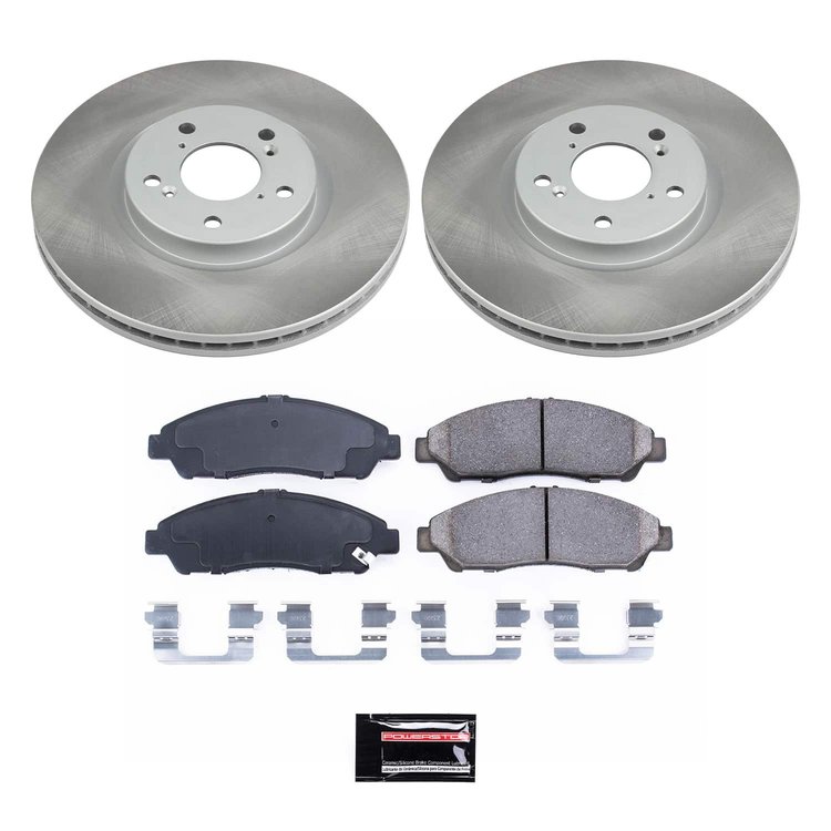SC5370 Semi-Coated Rotor & Low-Dust Ceramic Brake Pad Kit