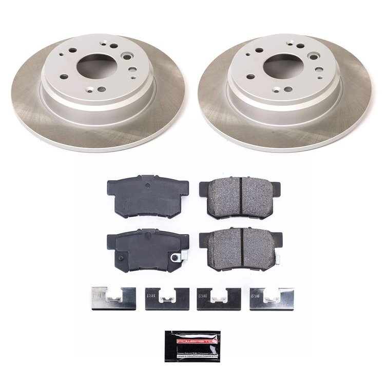 SC5399 Semi-Coated Rotor & Low-Dust Ceramic Brake Pad Kit