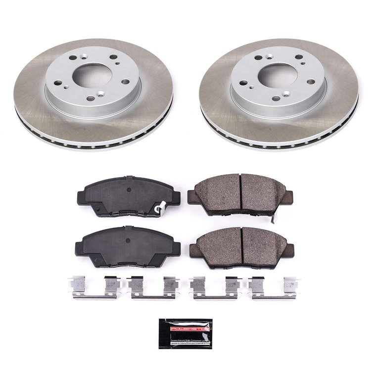 SC5400 Semi-Coated Rotor & Low-Dust Ceramic Brake Pad Kit