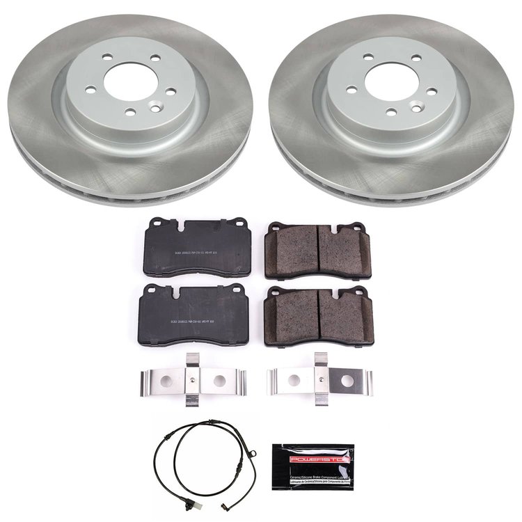 SC5422 Semi-Coated Rotor & Low-Dust Ceramic Brake Pad Kit