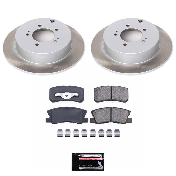 SC5499 Semi-Coated Rotor & Low-Dust Ceramic Brake Pad Kit