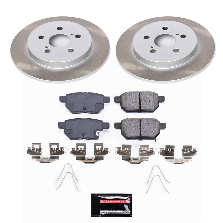 SC5503 Semi-Coated Rotor & Low-Dust Ceramic Brake Pad Kit