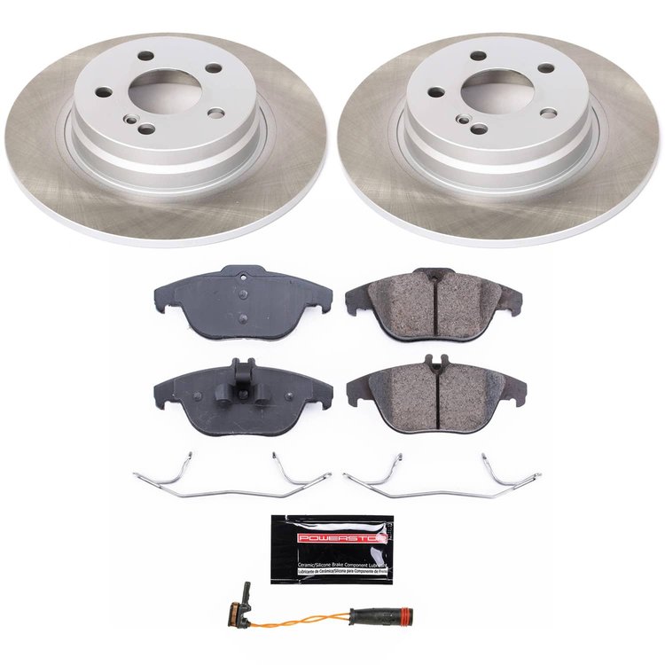 SC5625 Semi-Coated Rotor & Low-Dust Ceramic Brake Pad Kit