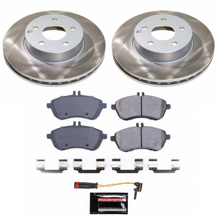 SC5790 Semi-Coated Rotor & Low-Dust Ceramic Brake Pad Kit
