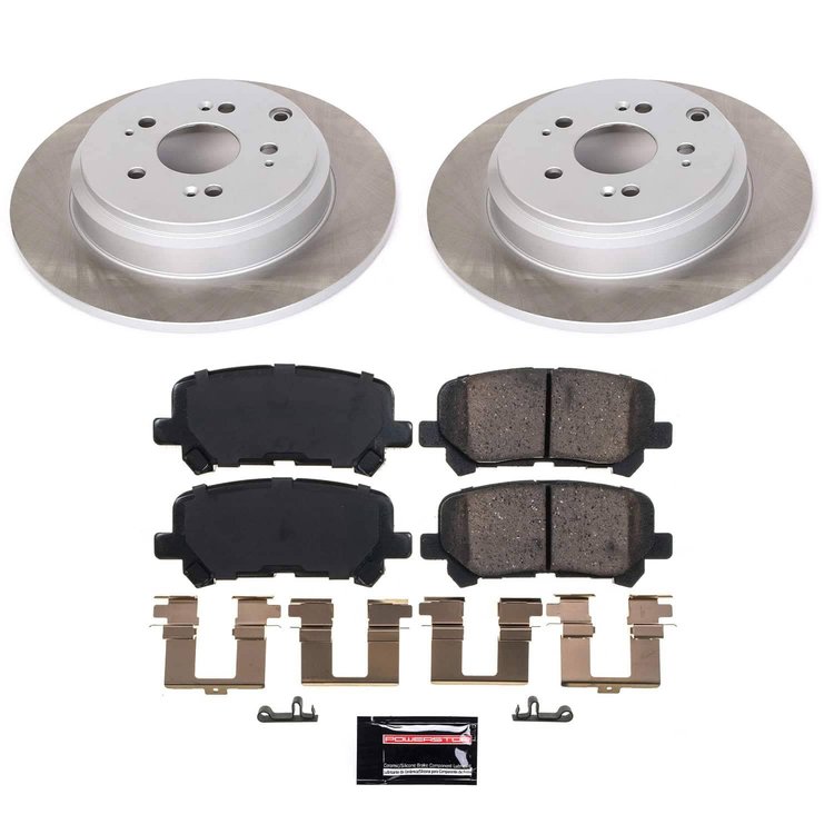 SC5839 Semi-Coated Rotor & Low-Dust Ceramic Brake Pad Kit