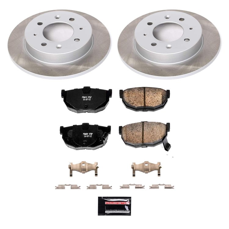 SC5905 Semi-Coated Rotor & Low-Dust Ceramic Brake Pad Kit