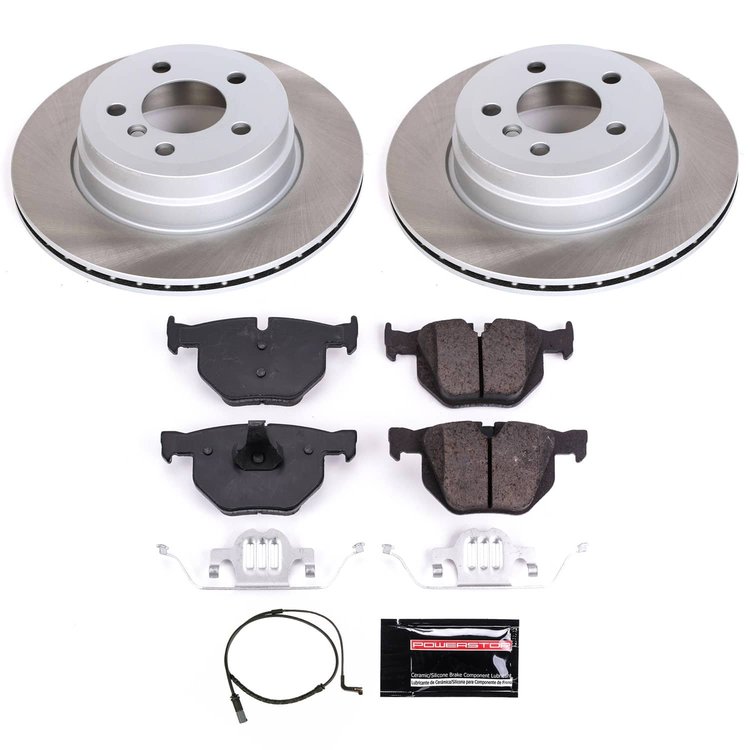 SC5984 Semi-Coated Rotor & Low-Dust Ceramic Brake Pad Kit