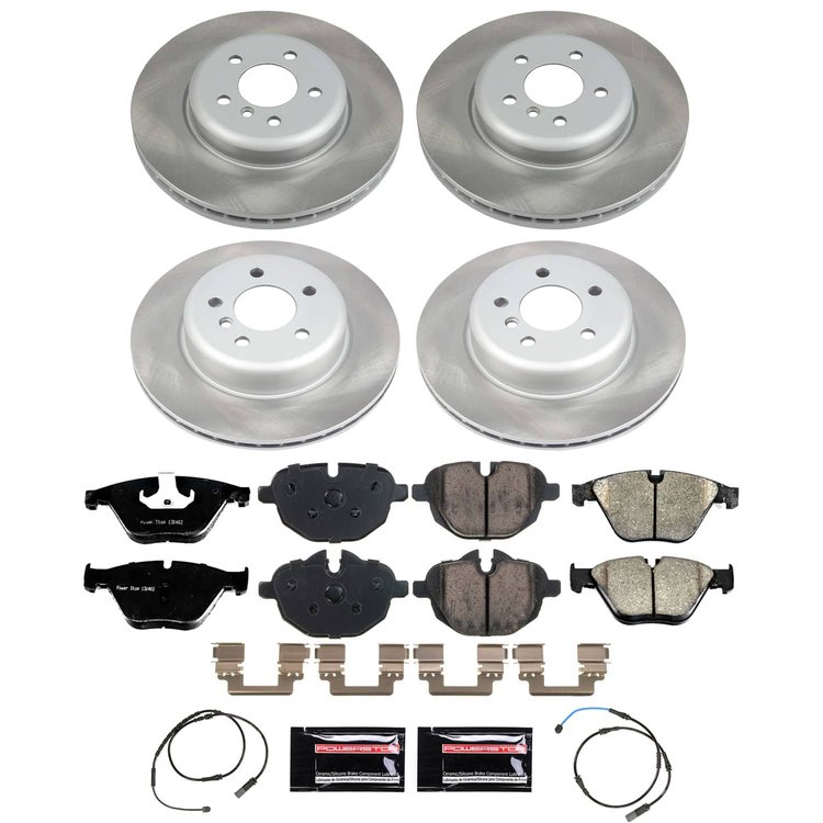 SC6023 Semi-Coated Rotor & Low-Dust Ceramic Brake Pad Kit