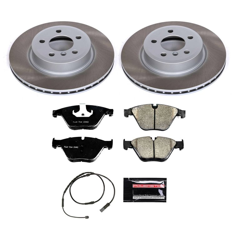 SC6032 Semi-Coated Rotor & Low-Dust Ceramic Brake Pad Kit