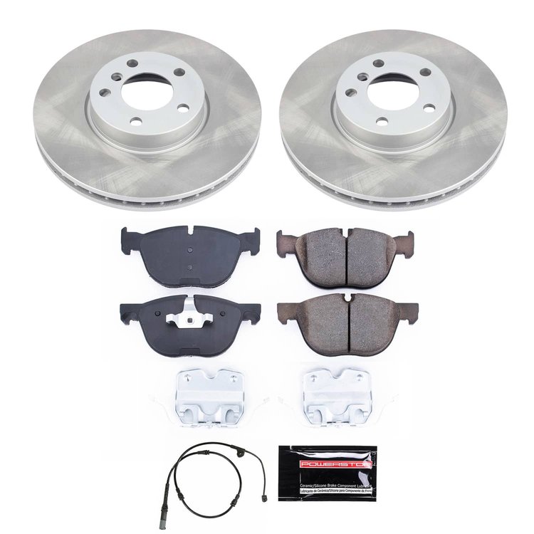 SC6064 Semi-Coated Rotor & Low-Dust Ceramic Brake Pad Kit