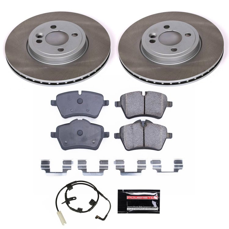 SC6068 Semi-Coated Rotor & Low-Dust Ceramic Brake Pad Kit