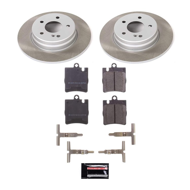 SC620 Semi-Coated Rotor & Low-Dust Ceramic Brake Pad Kit