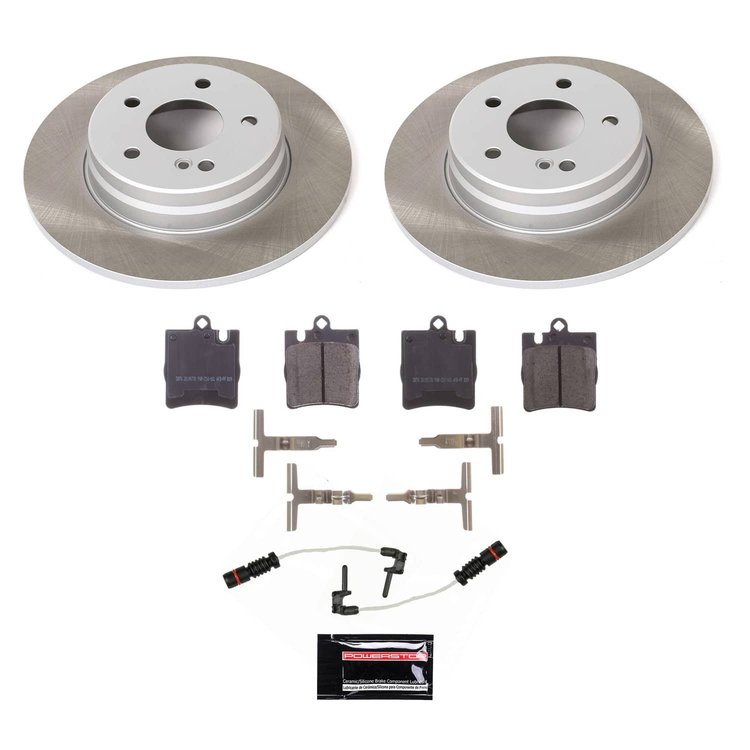 SC621 Semi-Coated Rotor & Low-Dust Ceramic Brake Pad Kit