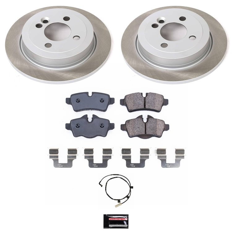 SC6281 Semi-Coated Rotor & Low-Dust Ceramic Brake Pad Kit