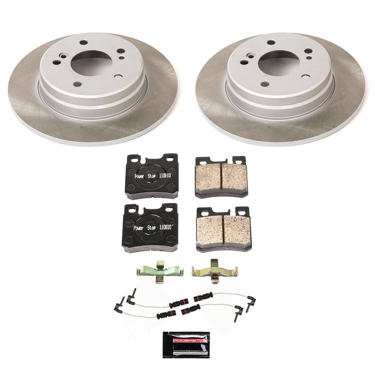 SC6333 Semi-Coated Rotor & Low-Dust Ceramic Brake Pad Kit