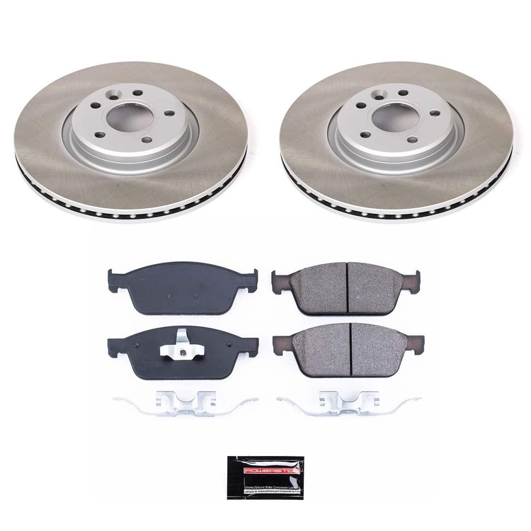 SC6479 Semi-Coated Rotor & Low-Dust Ceramic Brake Pad Kit