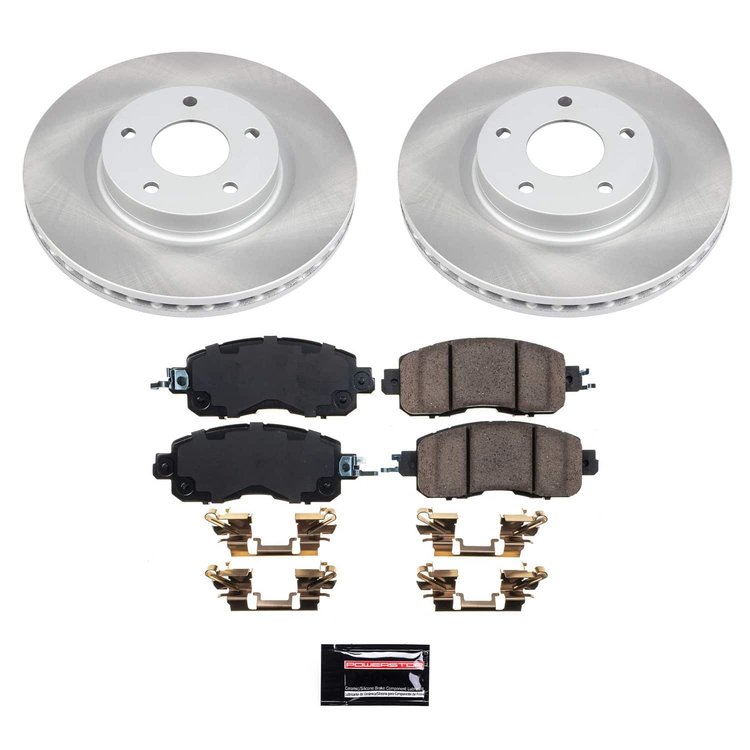 SC6494 Semi-Coated Rotor & Low-Dust Ceramic Brake Pad Kit