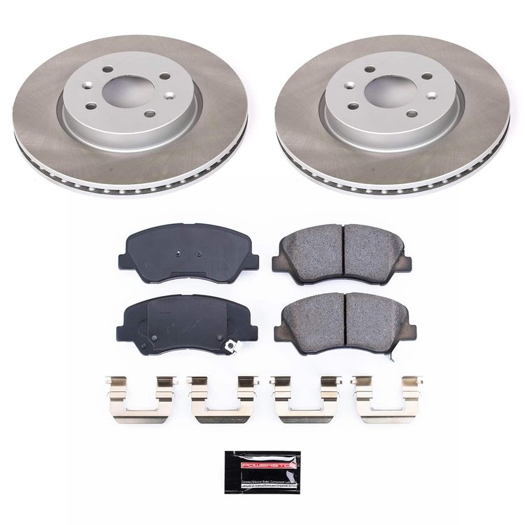 SC6499 Semi-Coated Rotor & Low-Dust Ceramic Brake Pad Kit