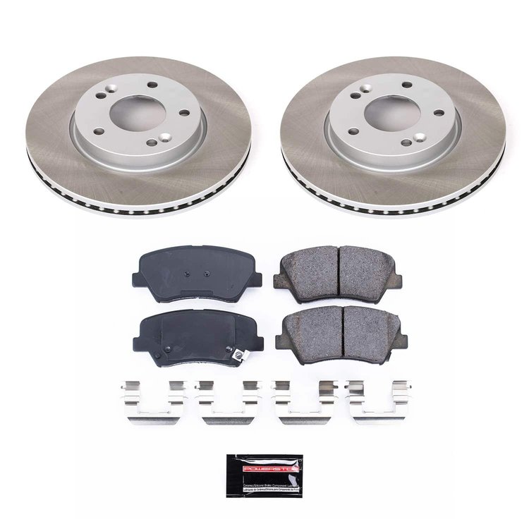 SC6503 Semi-Coated Rotor & Low-Dust Ceramic Brake Pad Kit