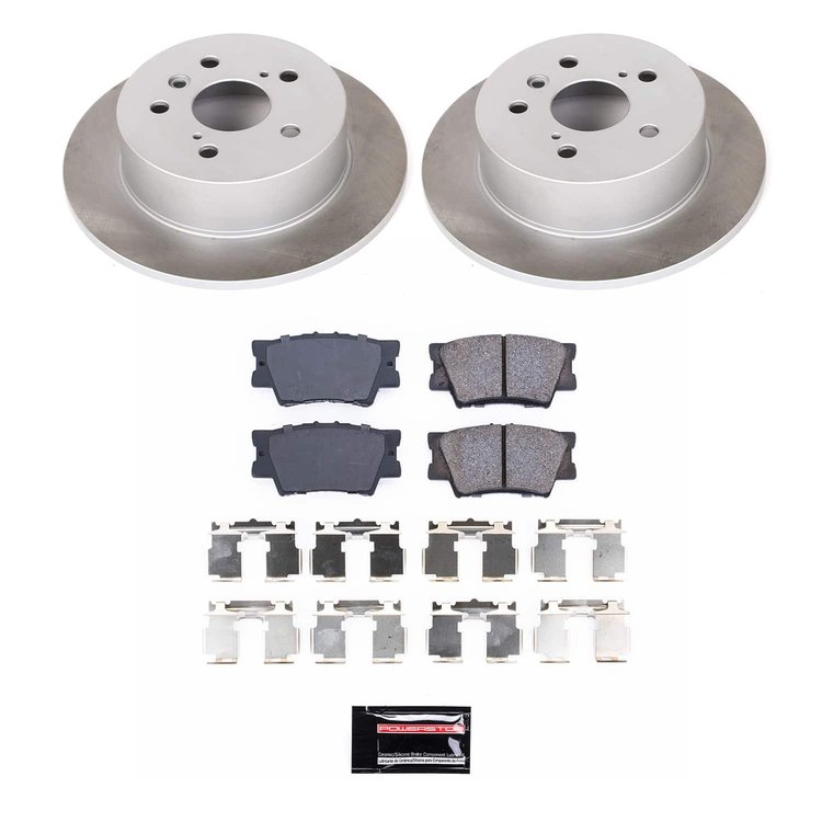 SC6520 Semi-Coated Rotor & Low-Dust Ceramic Brake Pad Kit
