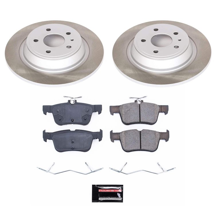 SC6559 Semi-Coated Rotor & Low-Dust Ceramic Brake Pad Kit