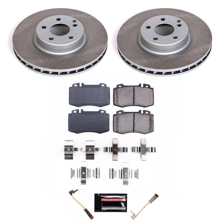 SC6597 Semi-Coated Rotor & Low-Dust Ceramic Brake Pad Kit