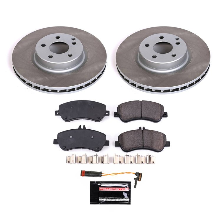 SC6603 Semi-Coated Rotor & Low-Dust Ceramic Brake Pad Kit