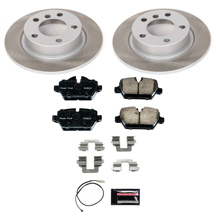 SC6664 Semi-Coated Rotor & Low-Dust Ceramic Brake Pad Kit