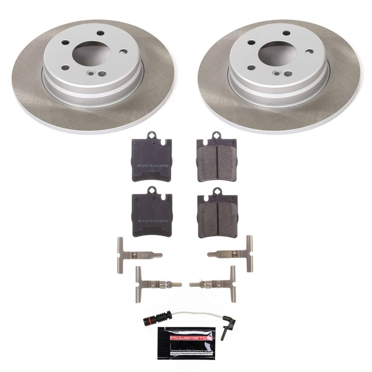 SC6697 Semi-Coated Rotor & Low-Dust Ceramic Brake Pad Kit