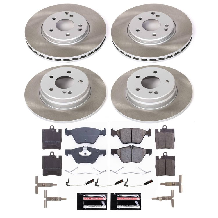 SC6700 Semi-Coated Rotor & Low-Dust Ceramic Brake Pad Kit