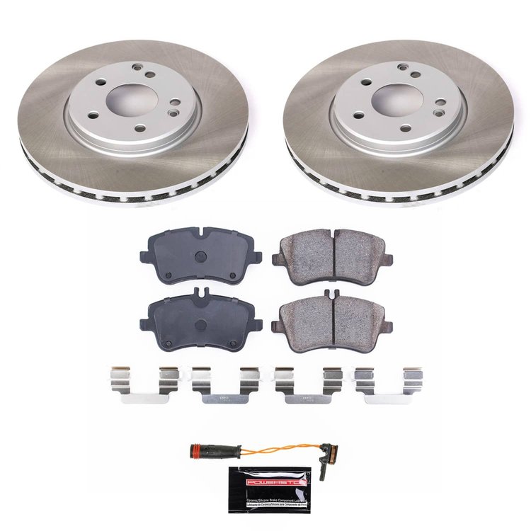 SC6702 Semi-Coated Rotor & Low-Dust Ceramic Brake Pad Kit