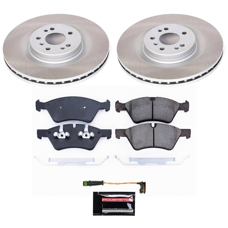 SC6706 Semi-Coated Rotor & Low-Dust Ceramic Brake Pad Kit