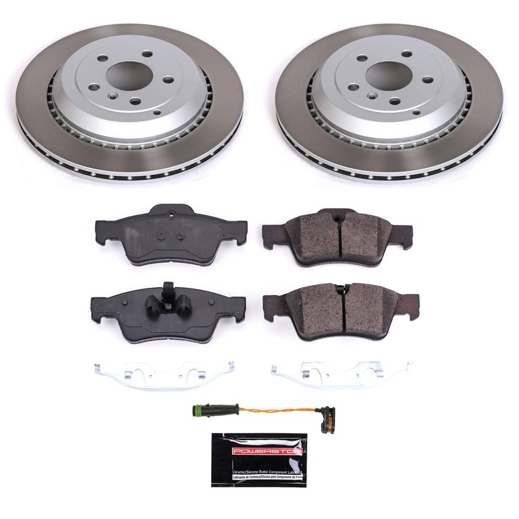SC6708 Semi-Coated Rotor & Low-Dust Ceramic Brake Pad Kit