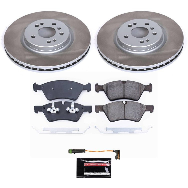 SC6709 Semi-Coated Rotor & Low-Dust Ceramic Brake Pad Kit