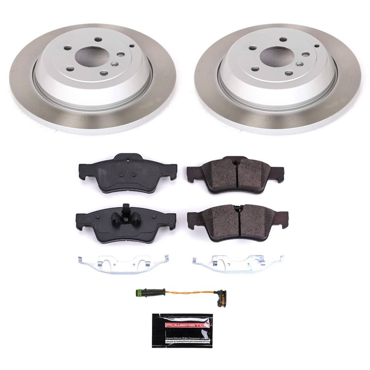 SC6712 Semi-Coated Rotor & Low-Dust Ceramic Brake Pad Kit