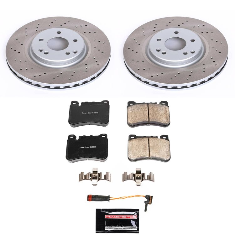 SC6713 Semi-Coated Rotor & Low-Dust Ceramic Brake Pad Kit