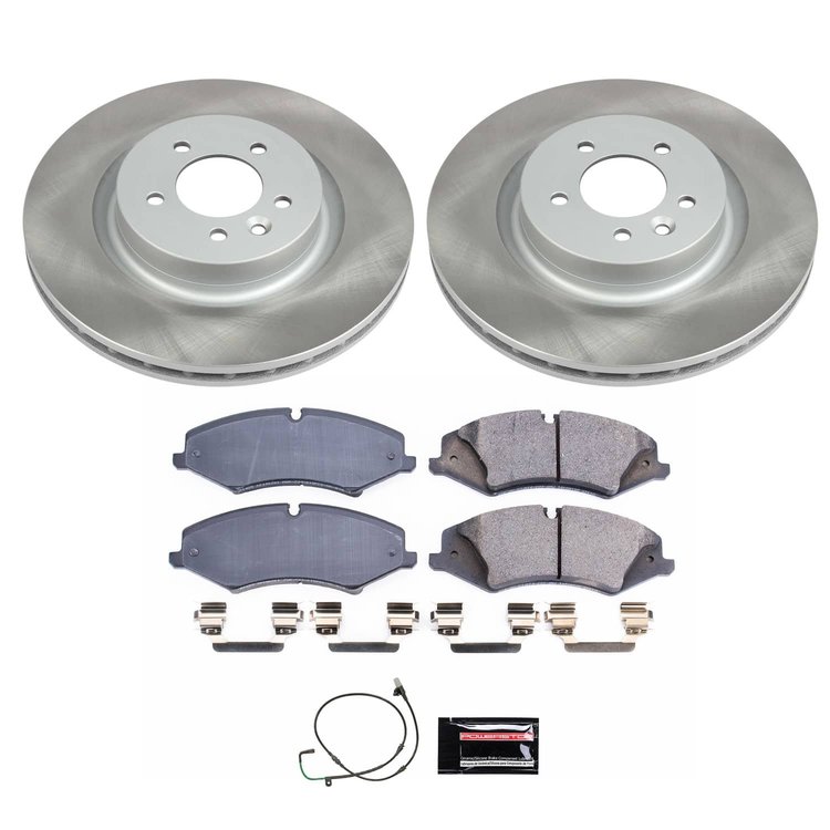SC6719 Semi-Coated Rotor & Low-Dust Ceramic Brake Pad Kit