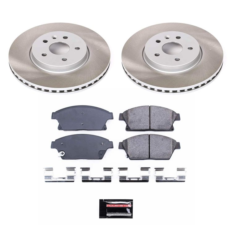 SC6793 Semi-Coated Rotor & Low-Dust Ceramic Brake Pad Kit