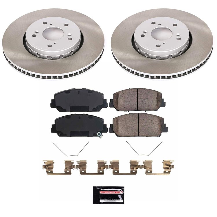 SC6940 Semi-Coated Rotor & Low-Dust Ceramic Brake Pad Kit
