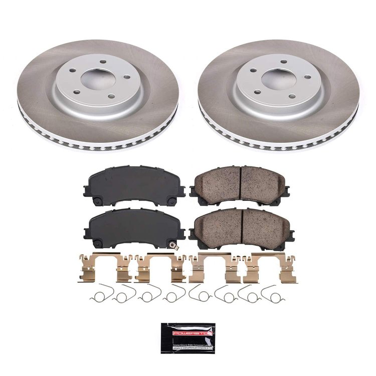 SC6944 Semi-Coated Rotor & Low-Dust Ceramic Brake Pad Kit