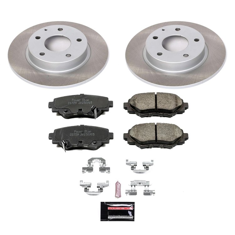 SC6963 Semi-Coated Rotor & Low-Dust Ceramic Brake Pad Kit