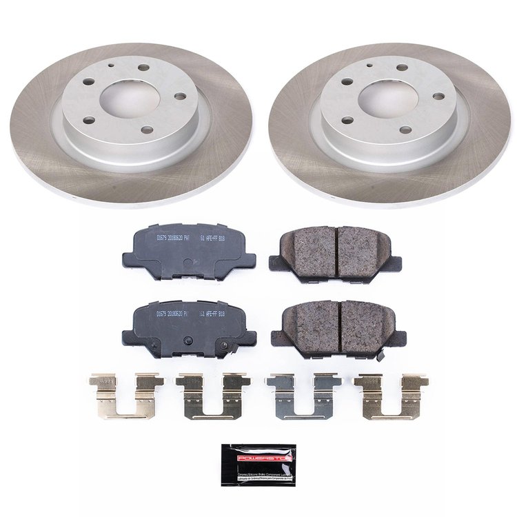 SC6969 Semi-Coated Rotor & Low-Dust Ceramic Brake Pad Kit