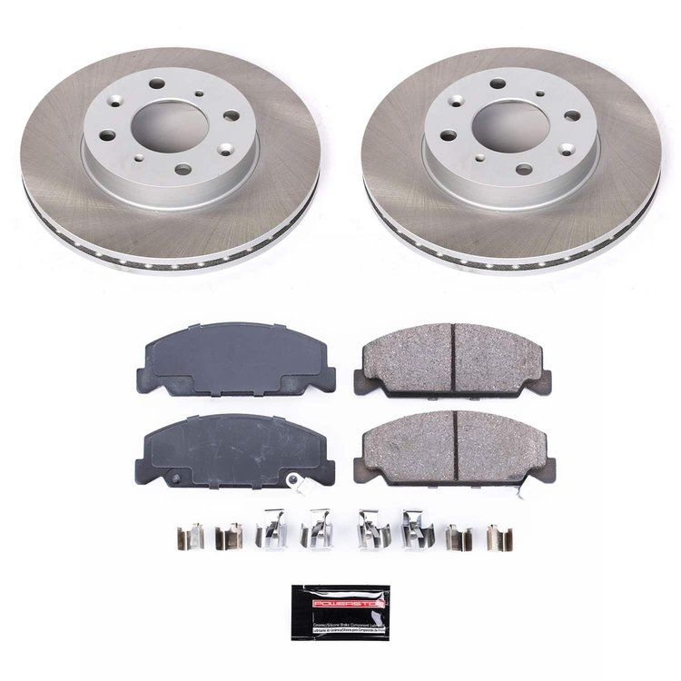SC699 Semi-Coated Rotor & Low-Dust Ceramic Brake Pad Kit
