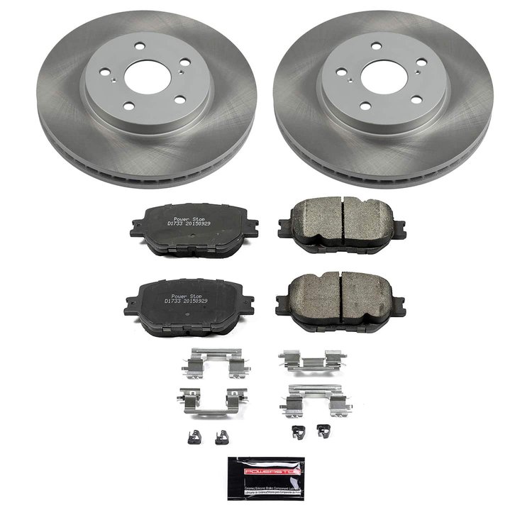 SC6990 Semi-Coated Rotor & Low-Dust Ceramic Brake Pad Kit