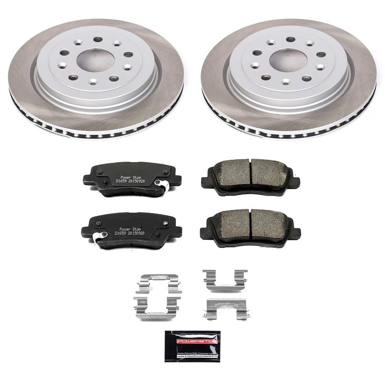 SC6991 Semi-Coated Rotor & Low-Dust Ceramic Brake Pad Kit