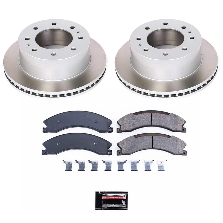 SC6993 Semi-Coated Rotor & Low-Dust Ceramic Brake Pad Kit