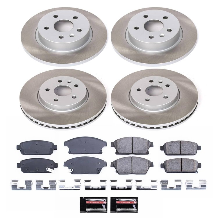 SC6995 Semi-Coated Rotor & Low-Dust Ceramic Brake Pad Kit